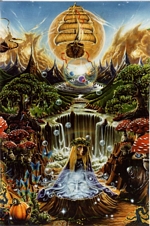 LABRYNTH FALLS POSTER - RICHARD BIFFLE - 24